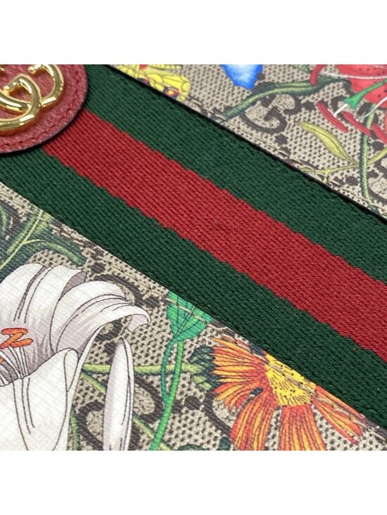 Gucci Backpack Ophidia GG Mini Tian Beige Red Multi Chain main image 13